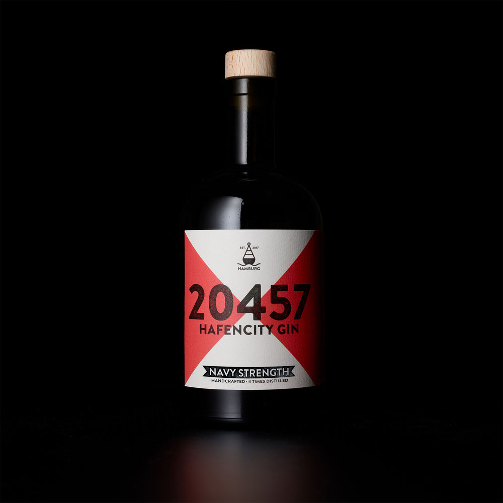 20457 Hafencity Gin Navy Strength 57% Vol. 0,5L Flasche