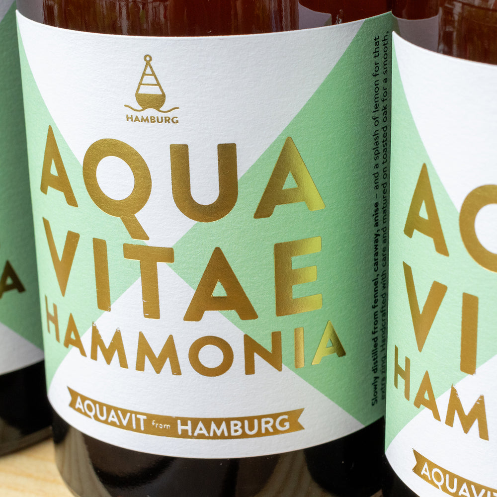 
                  
                    AQUA VITAE HAMMONIA - Aquavit 40% 0,5L
                  
                