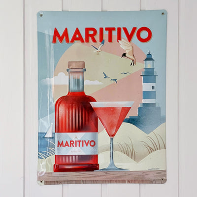 MARITIVO Blechschild 30x40cm